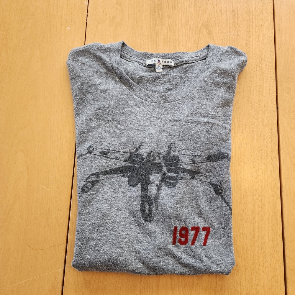 Vintage mens Star Wars 1977 short sleeve shirt sz XL